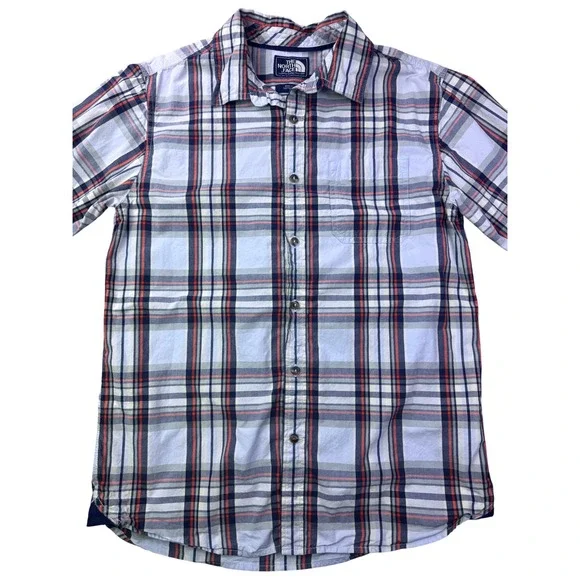 The North Face Mens Plaid Button Down Shirt Long Sleeve Casual Top size Medium - Picture 4 of 9
